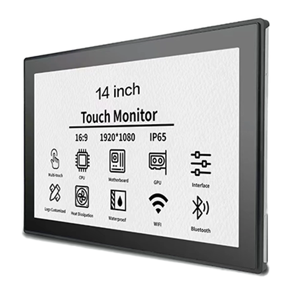 14 düymlük açıq çərçivəli toxunma ekranlı monitor